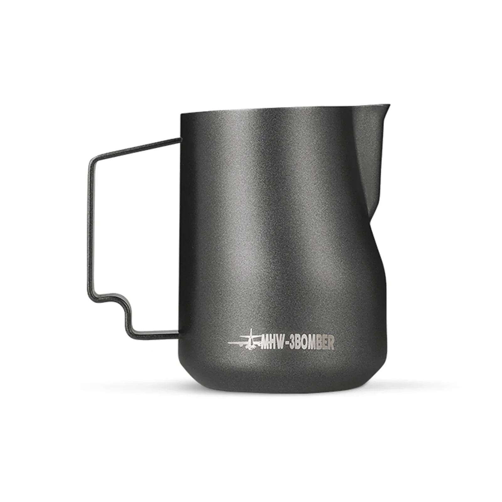 3BOMBER -TURBO MILK PITCHER 450 ml Matte Black  إبريق حليب توربو 450 مل أسود غير لامع