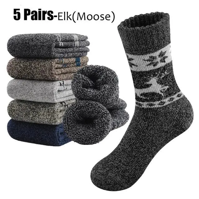 5 Pack of Men's Merino Wool Socks