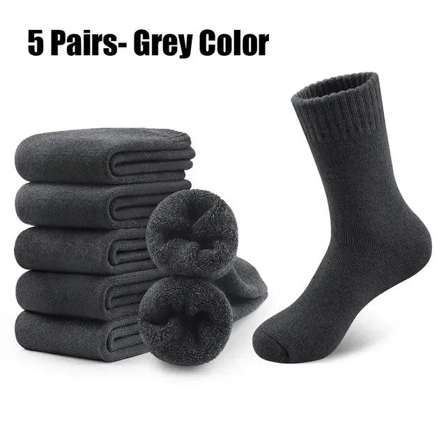 5 Pack of Men's Merino Wool Socks