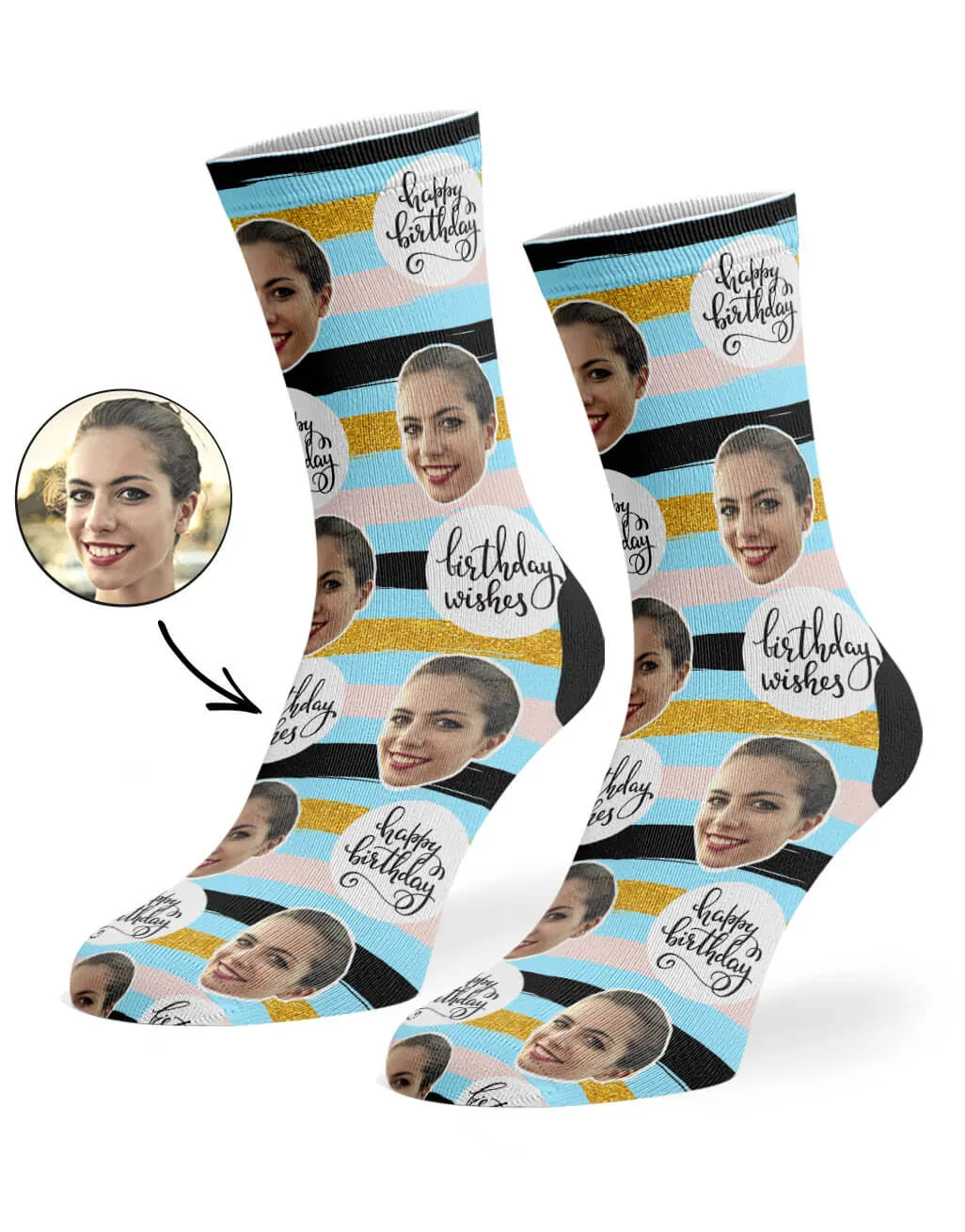 Birthday Stripe Socks