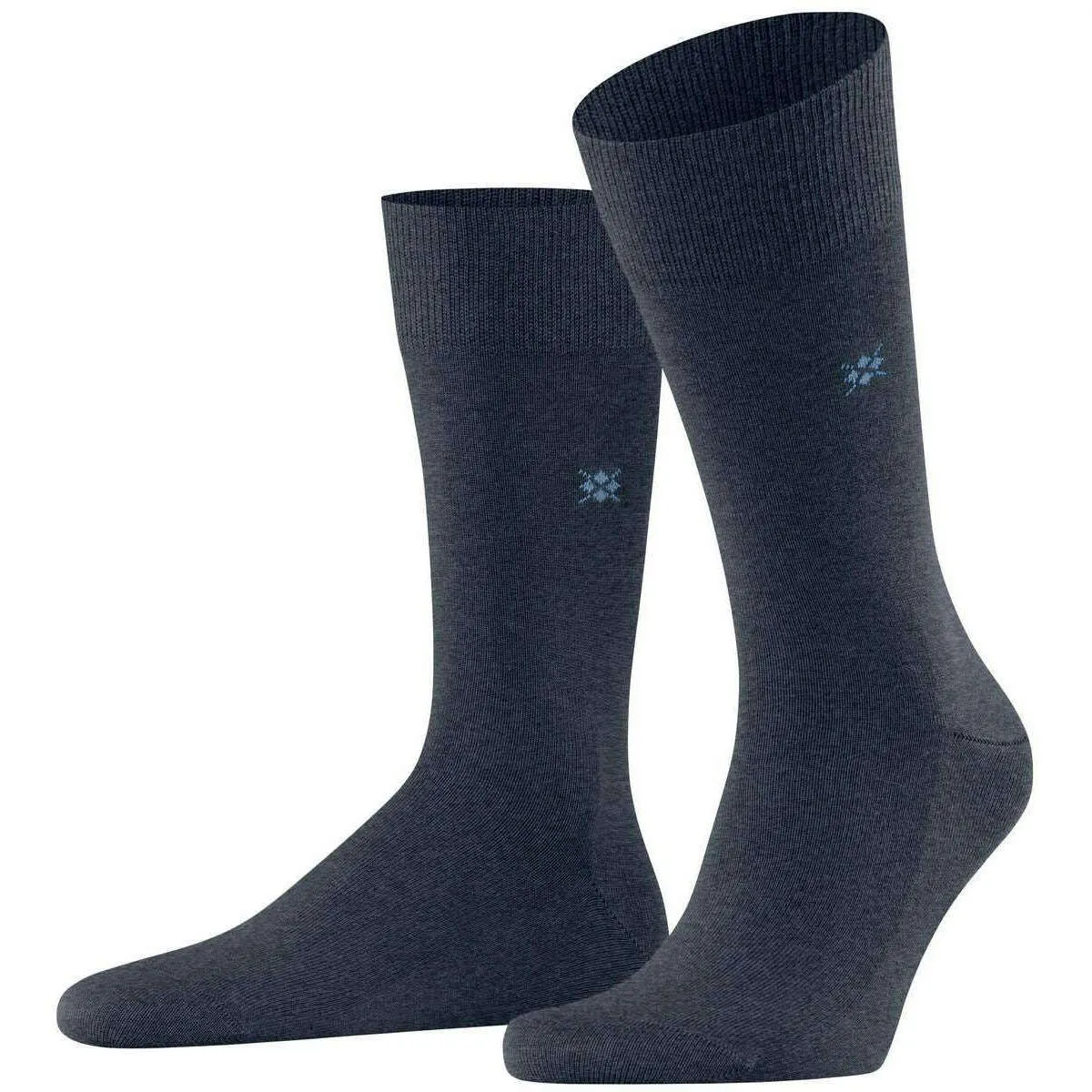 Burlington Leeds Socks - Dark Blue Mel