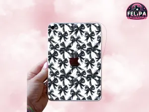 Chic Black Bows iPad Mini Insert | Timeless & Elegant Accessory