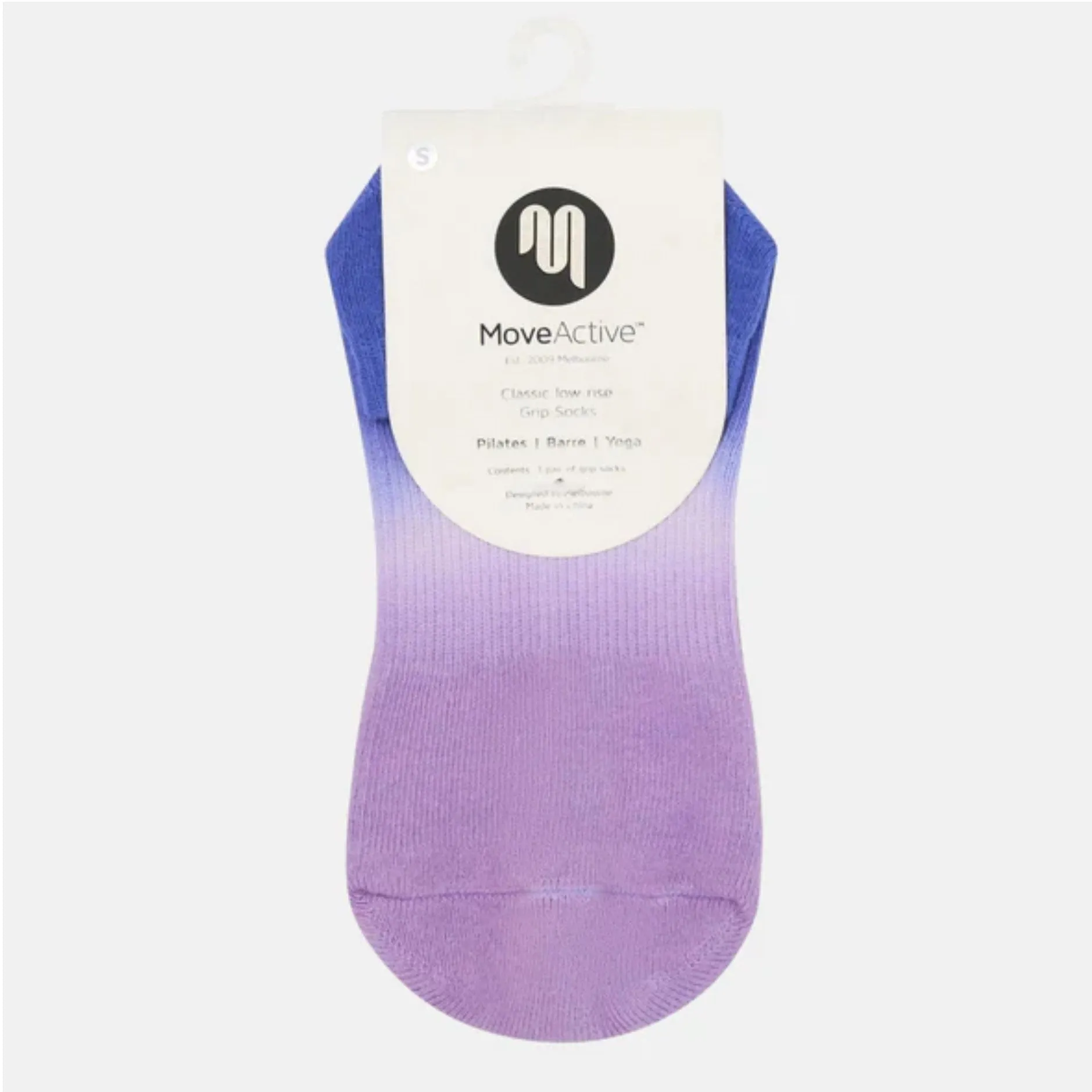 Classic Low Rise Grip Socks - Orchid Impression (Barre / Pilates)