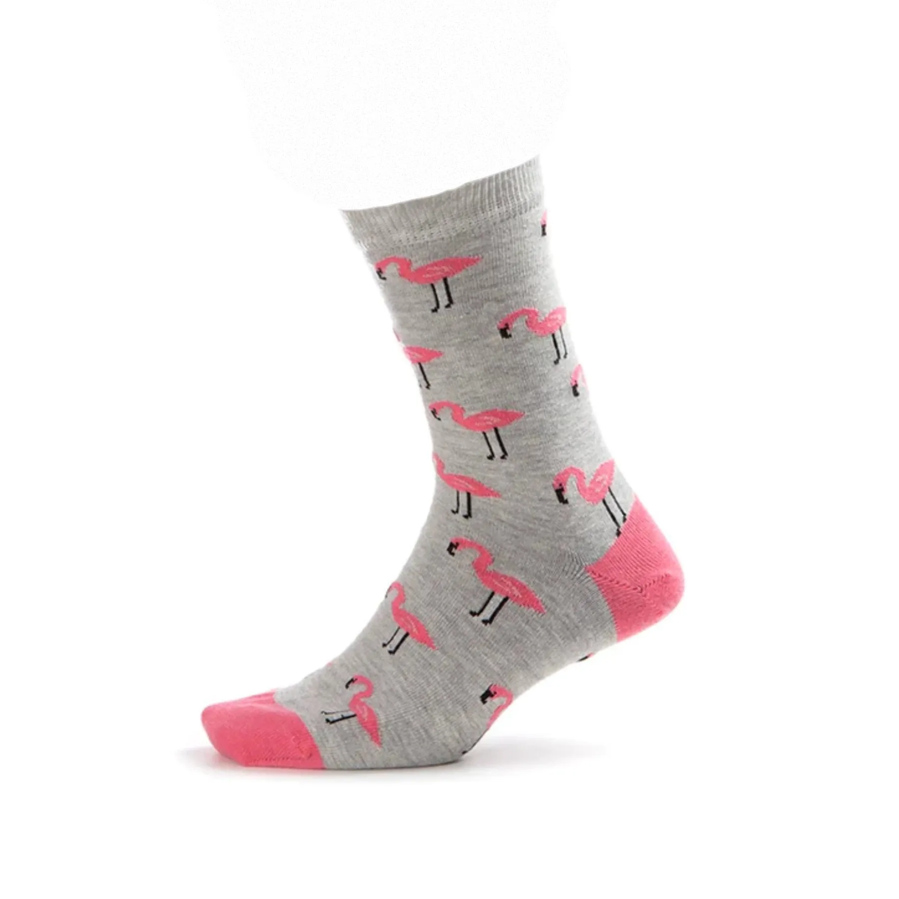 Cotton, Colourful, Flamingo Themed Socks