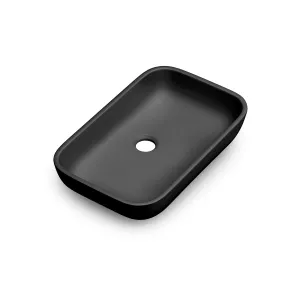 DAX MAsai Basin 20 x 13 inches. Rectangular Shape. Black Matte (DAX-MASAI51802051)