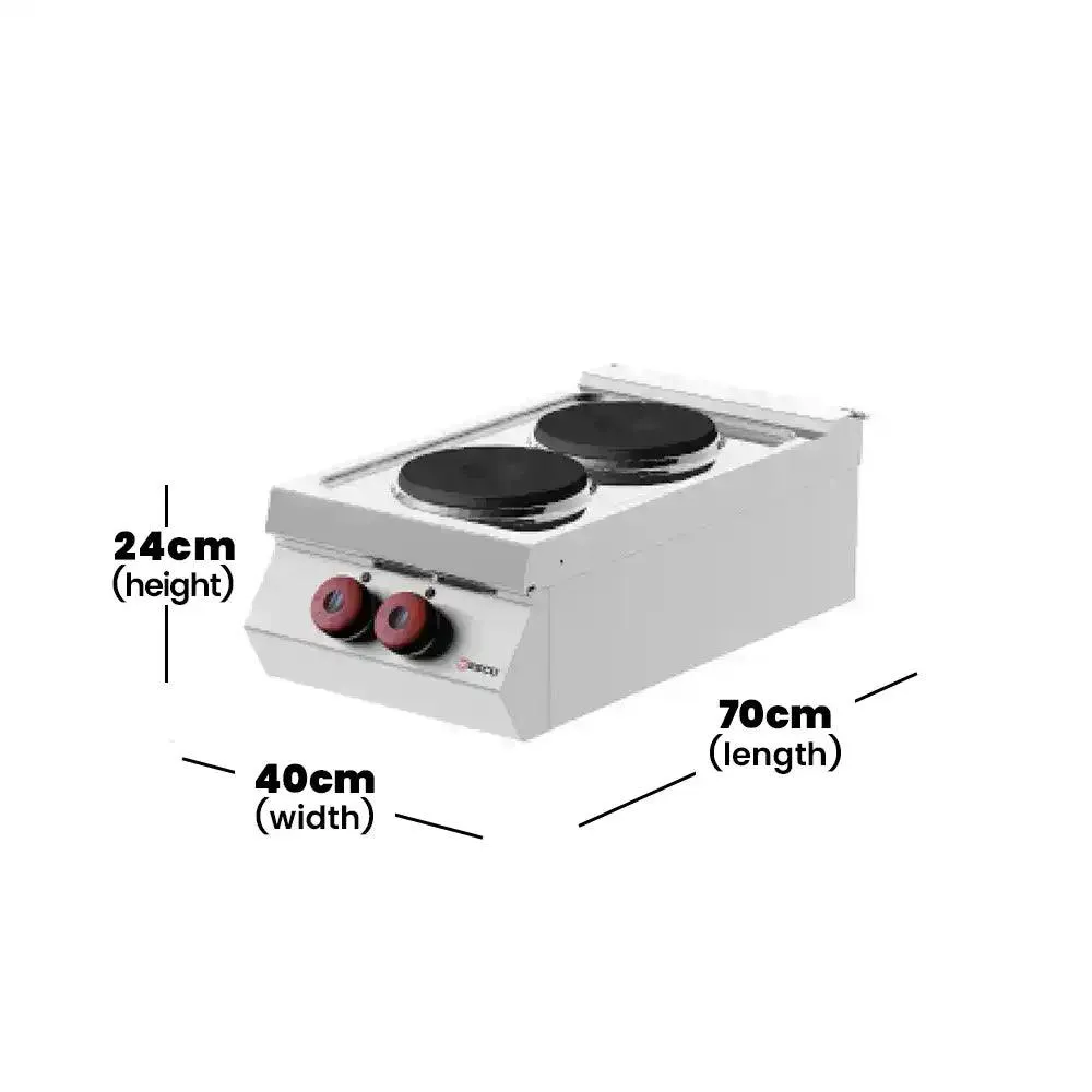 Desco PE071T0 2 Plate Electric Cooking Machine, Power 5.2 kW