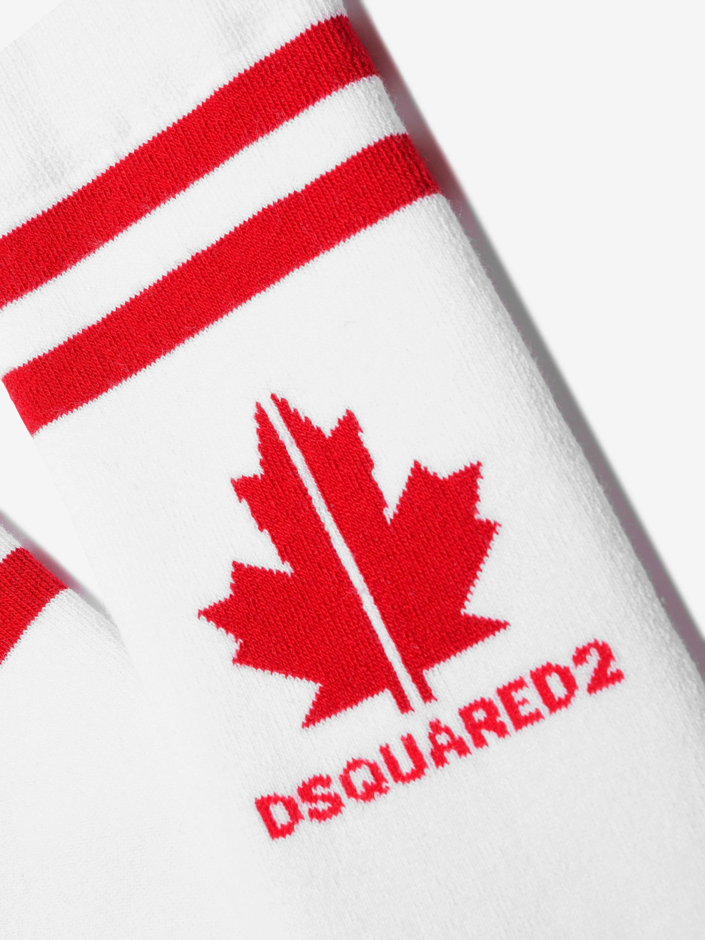 Dsquared2 Kids Sports Edition.07 Socks In Red
