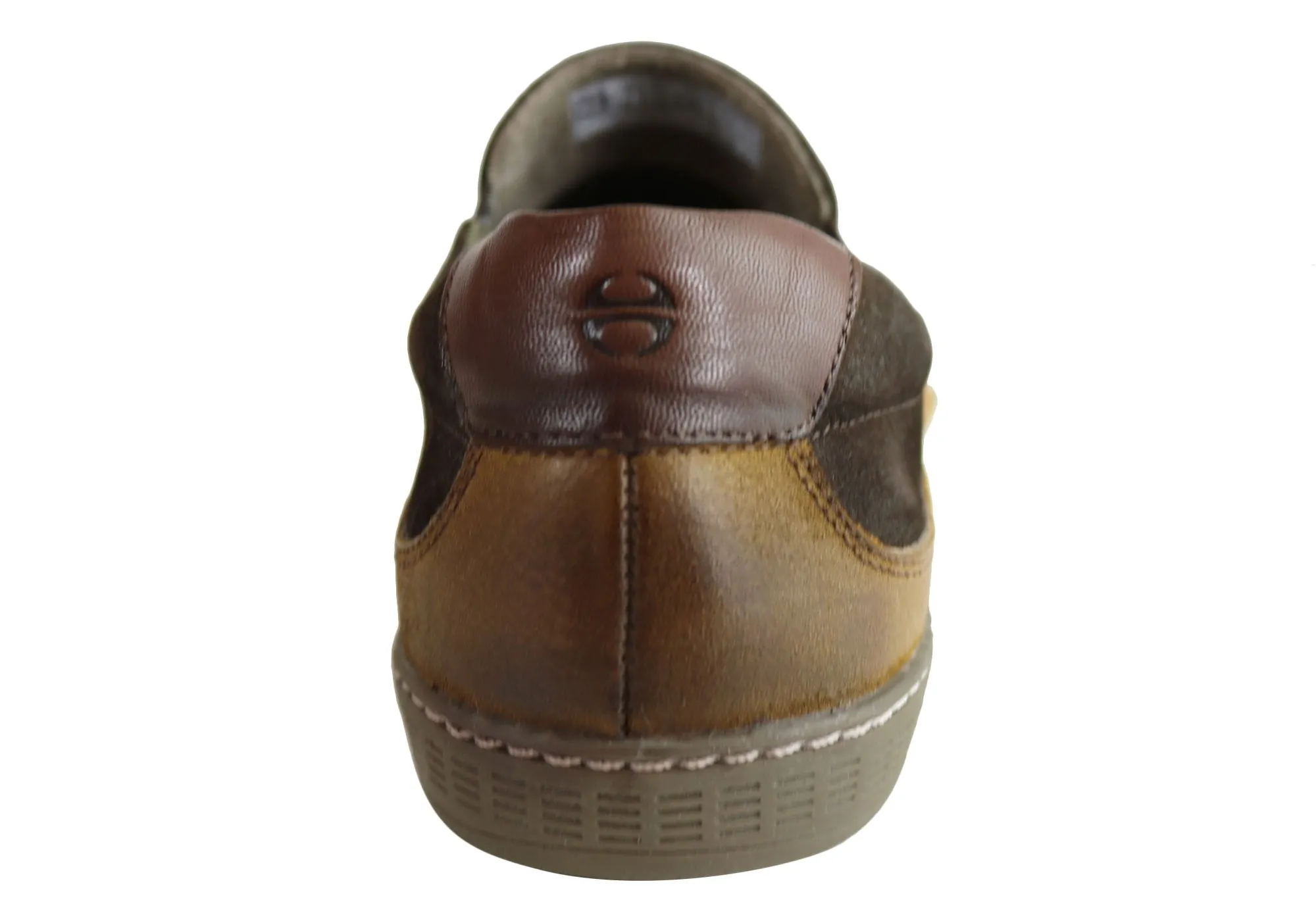 Ferricelli Kelvin Mens Leather Slip On Casual Shoes Made In Brazil