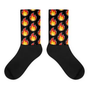 HOT HOT HOT Socks Sexy Grrrrr Smokin' White Red Hotty