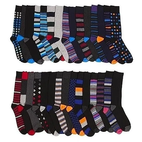 James Fiallo Men’s Colorful Dress Socks