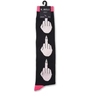 K Bell Effin Finger Knee High Sock