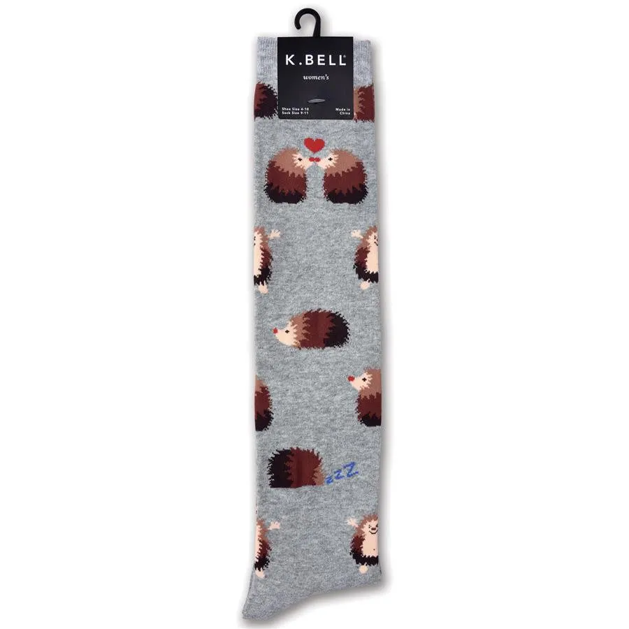 K Bell Hedgehog Friends Knee High Socks
