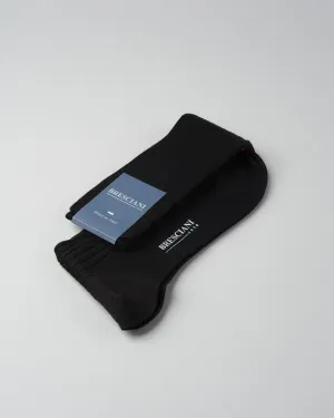 Knee-high Sock | Black | Organic Cotton