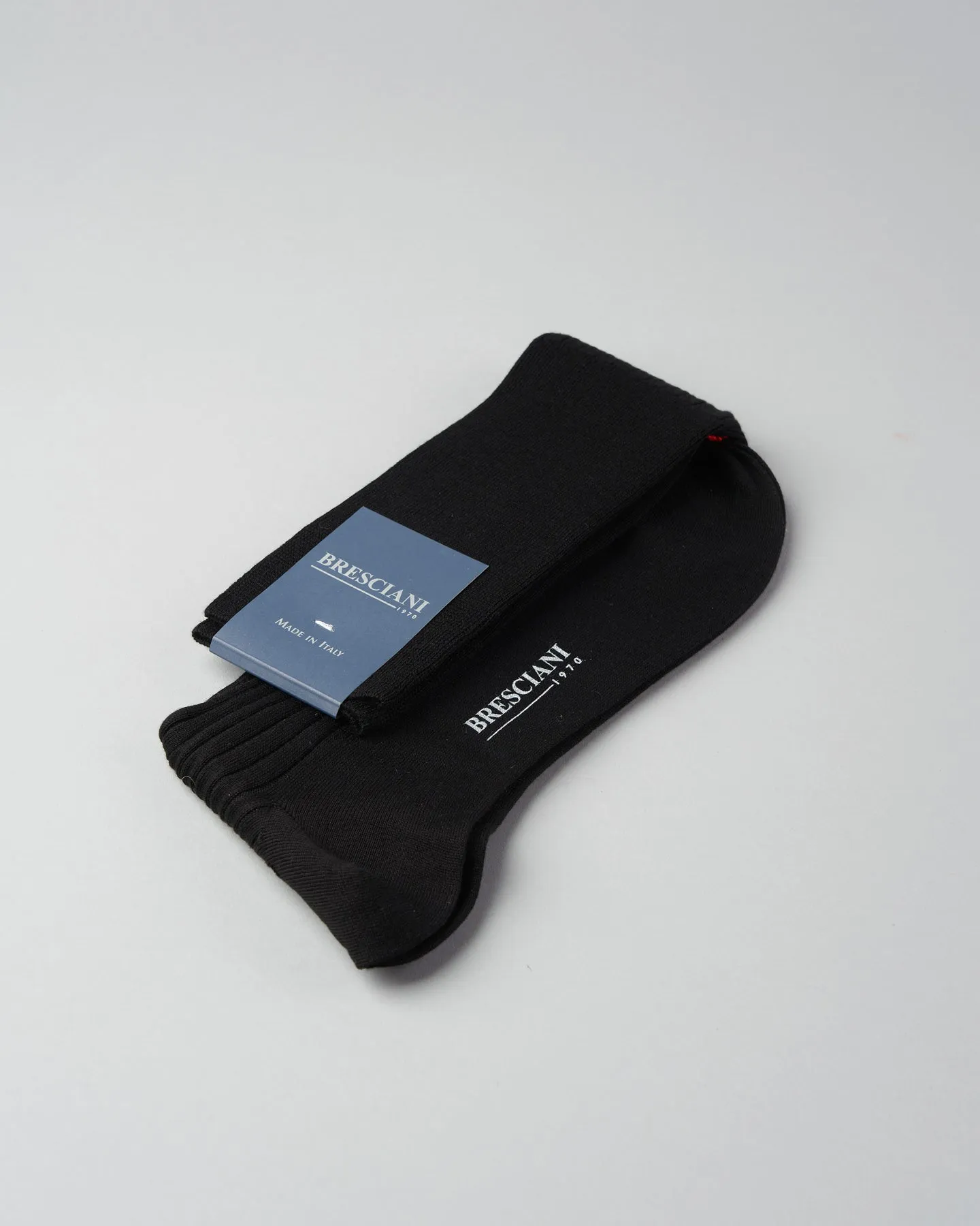 Knee-high Sock | Black | Organic Cotton