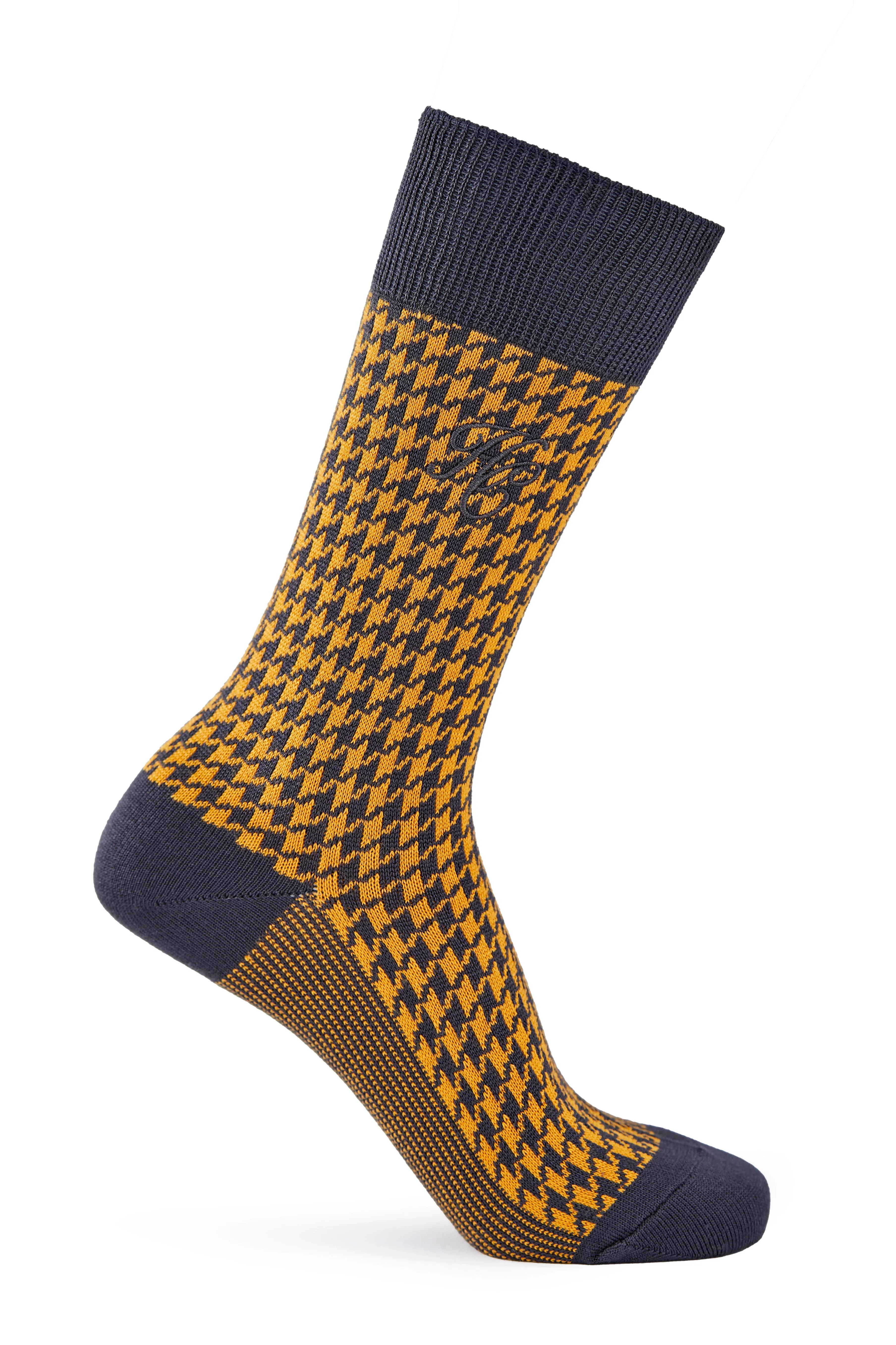 Men's Sock Gift Box (Chocolate Houndstooth Set)