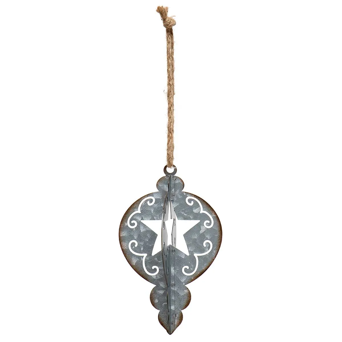 Metal Finial with Star Ornament