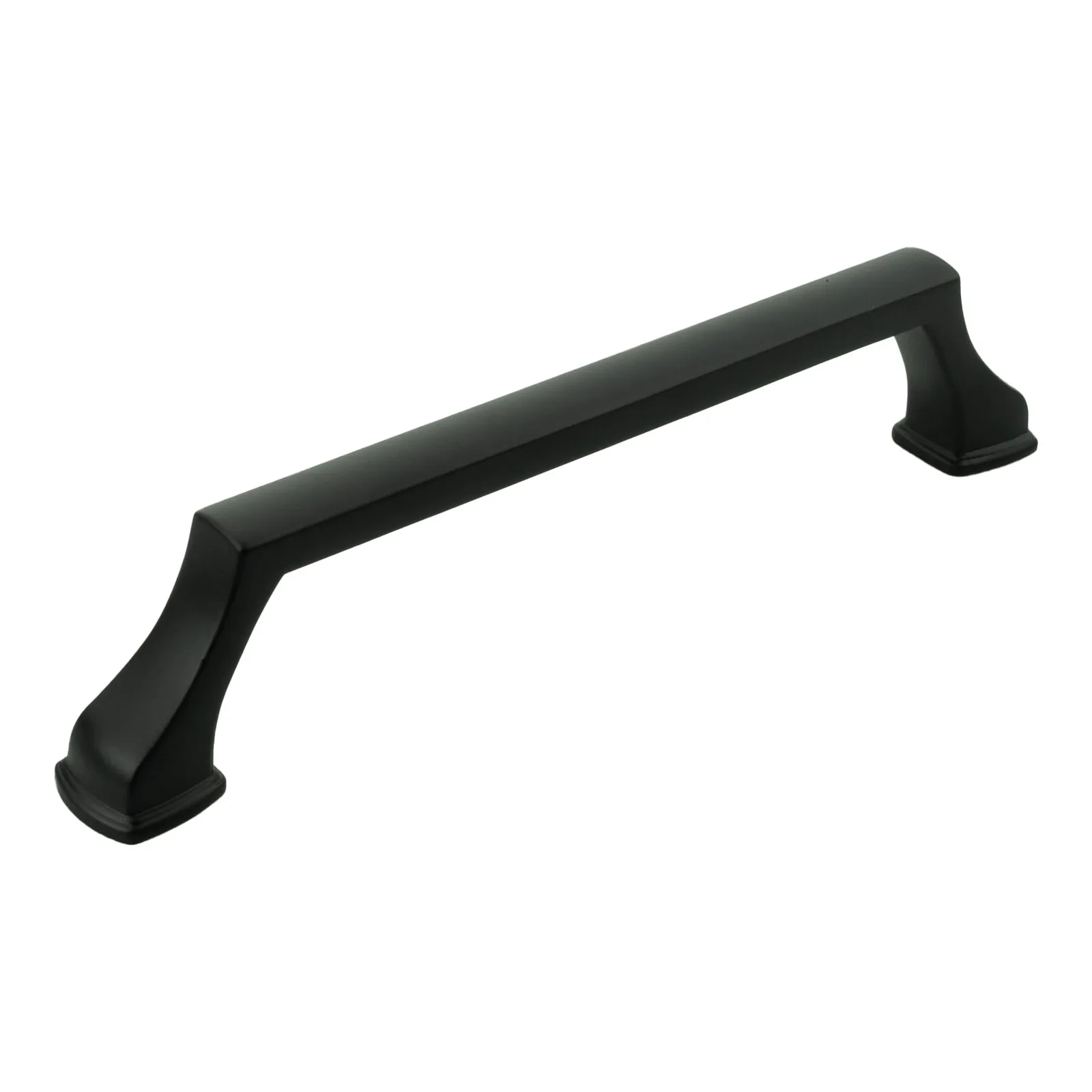 MH1656 Solid Matte Black Cabinet Pulls Handles