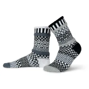 Midnight Mismatched Crew Socks