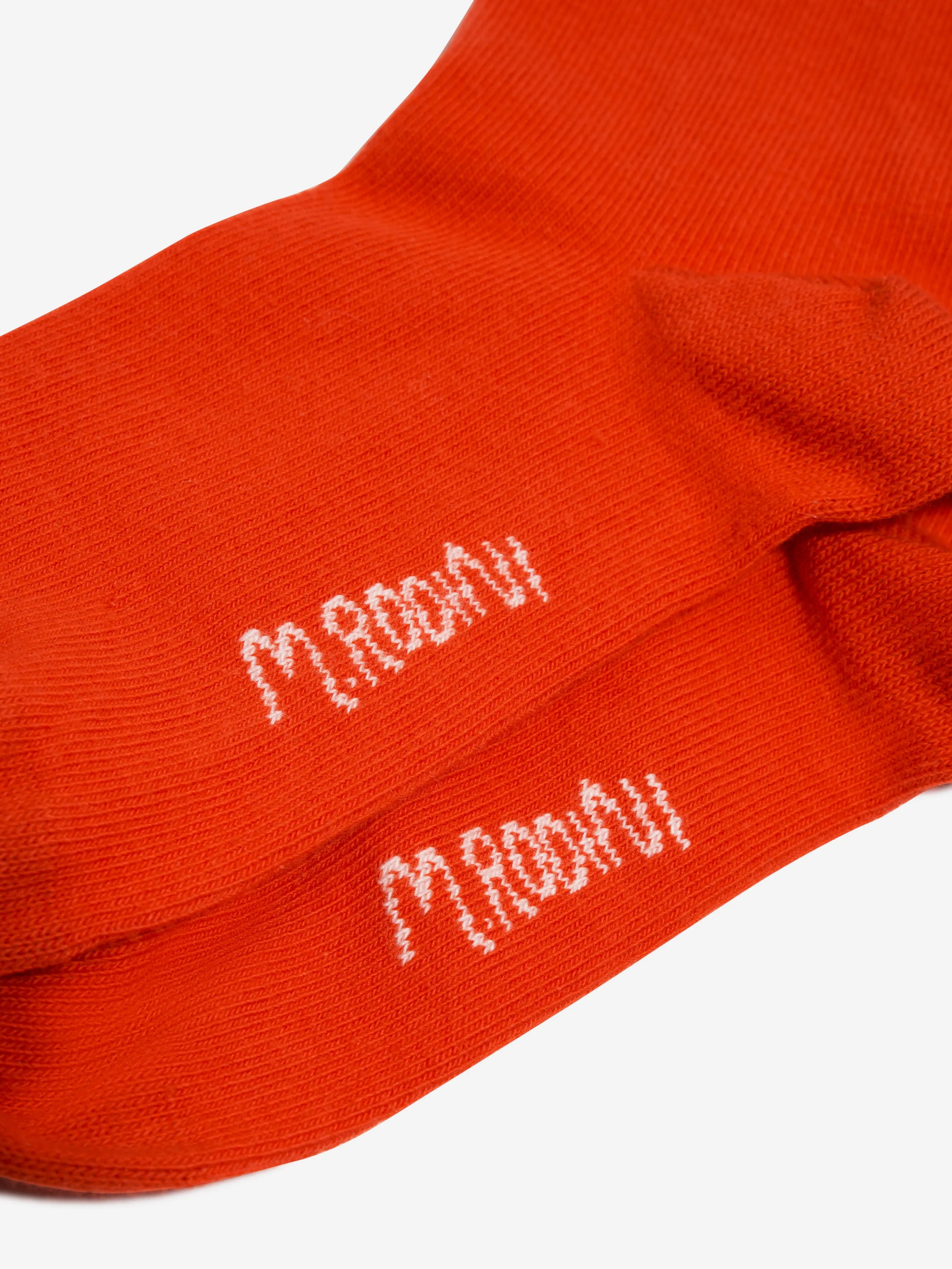 Mini Rodini Kids Lemons Scallop Socks in Red