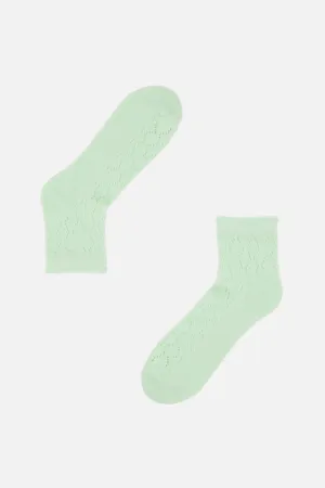 Mint Cute Ankle Socks