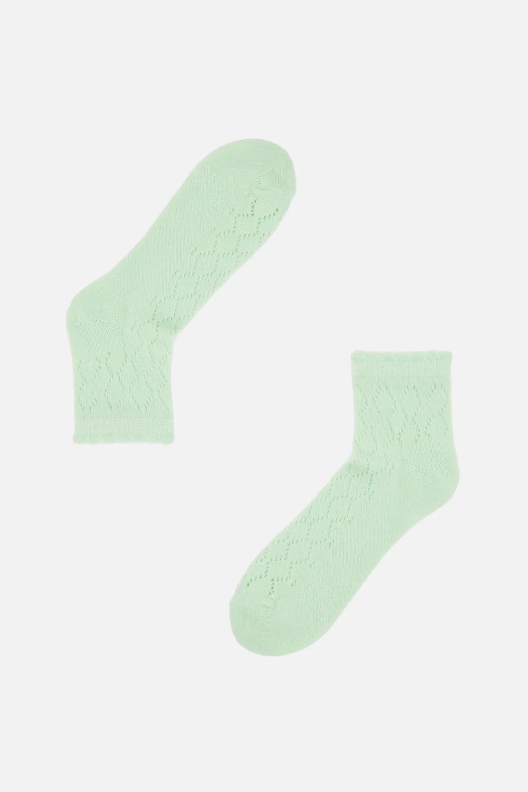 Mint Cute Ankle Socks