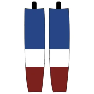 Modelline 2020 Colorado Avalanche Stadium Series Capital Blue Sublimated Mesh Ice Hockey Socks