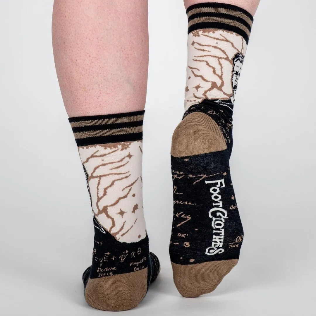Nikola Tesla Crew Socks