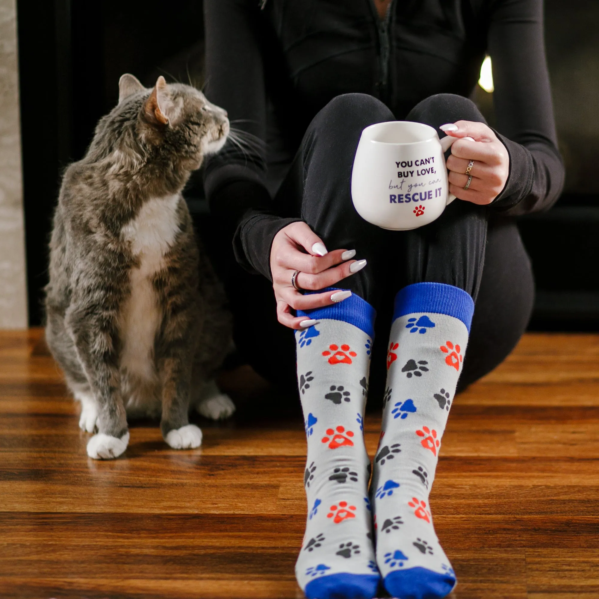 Rescue 15.5 oz Mug and Sock Set