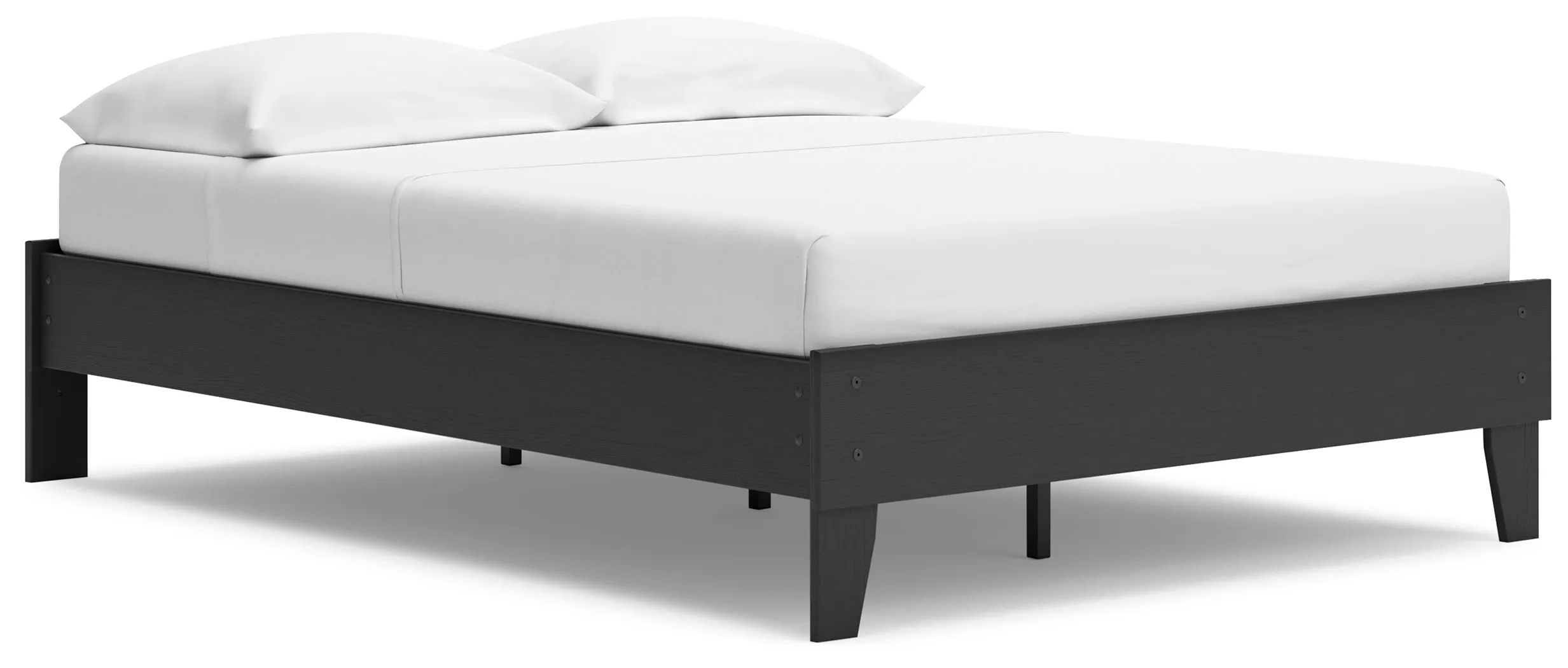Socalle Full Platform Bed with Dresser in Black