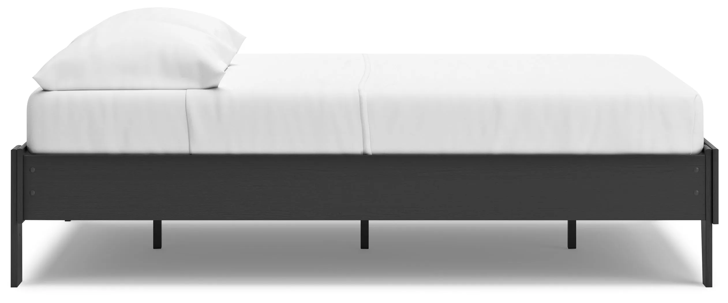 Socalle Full Platform Bed with Dresser in Black