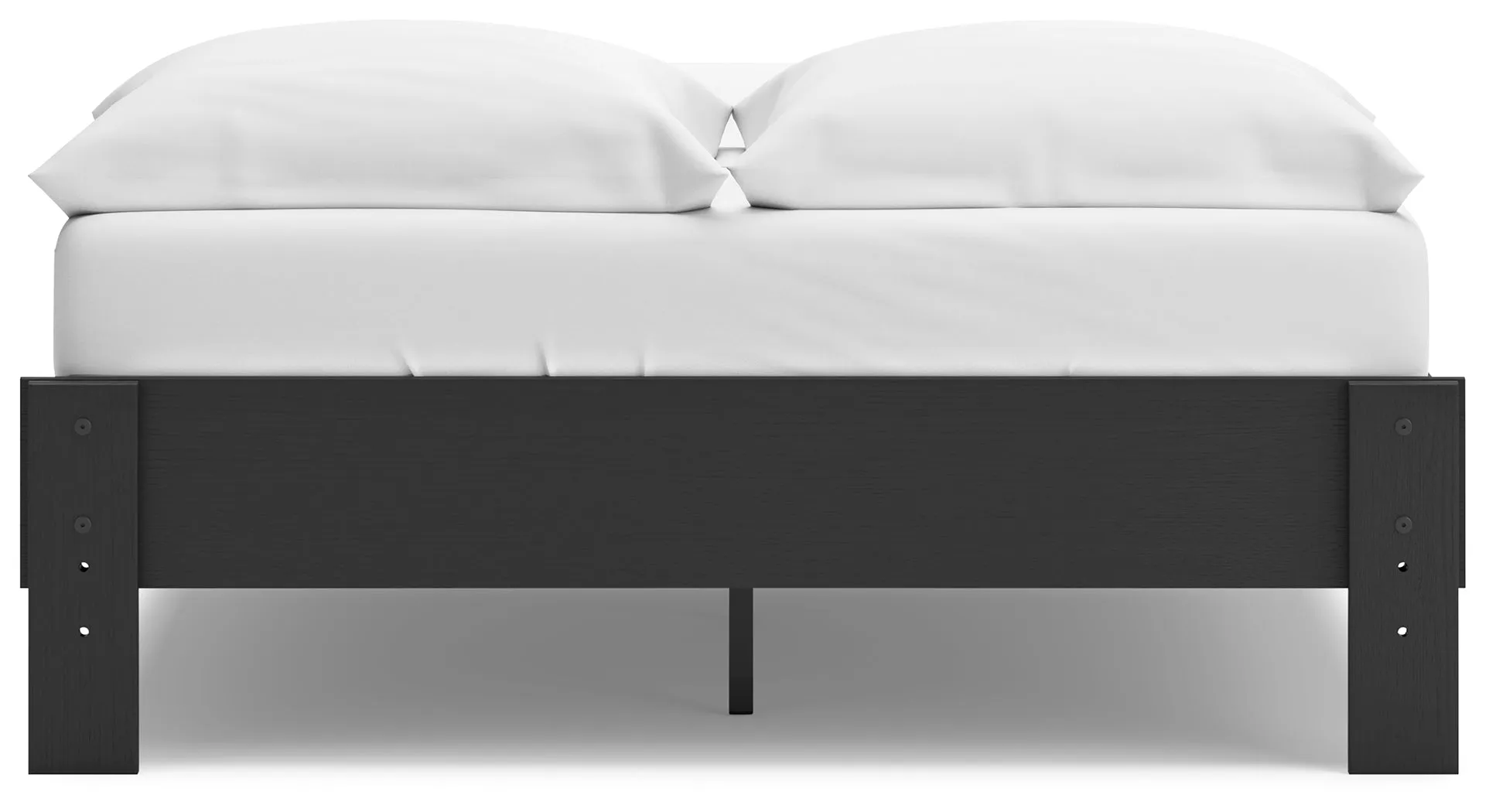 Socalle Full Platform Bed with Dresser in Black