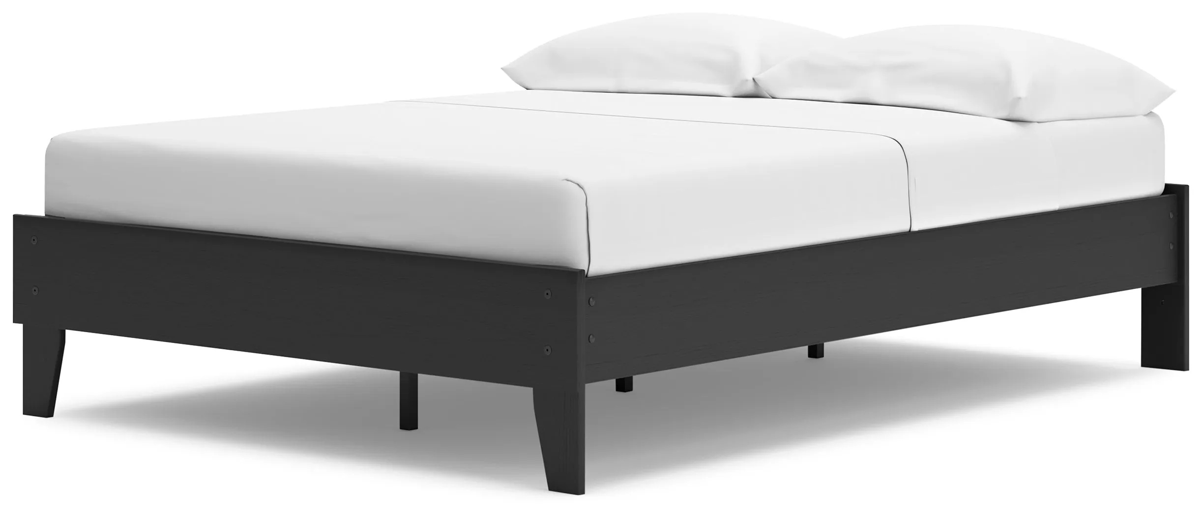 Socalle Full Platform Bed with Dresser in Black
