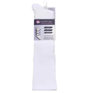 Solid White Compression Socks