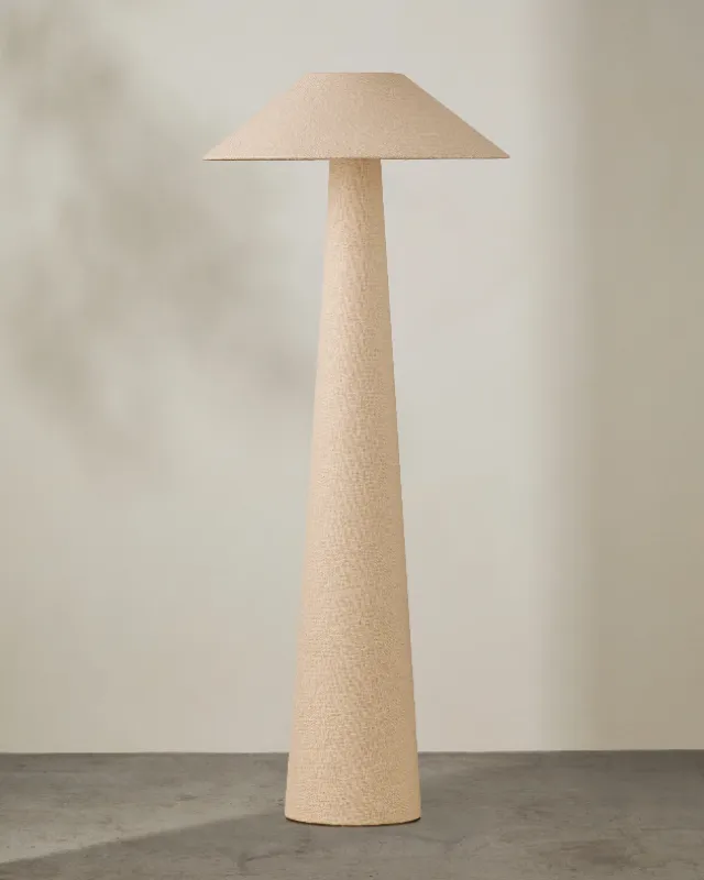 Textural Conical Floor Lamp