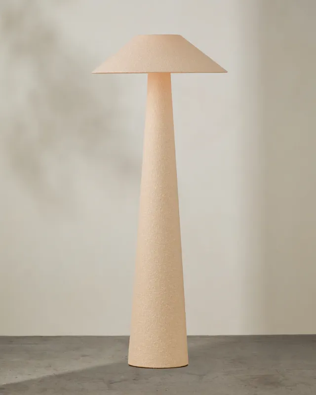 Textural Conical Floor Lamp