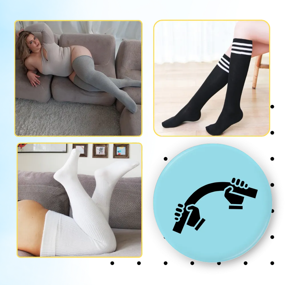 Toe Reinforced Women's Thigh High Socks