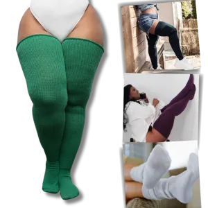 Toe Reinforced Women's Thigh High Socks