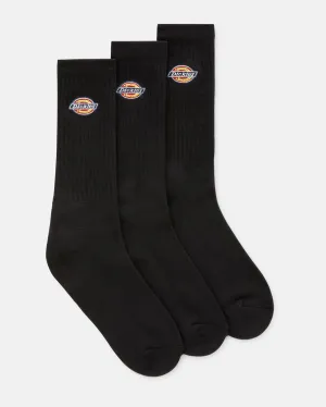 Valley Grove Socks (3 Pack) in Black