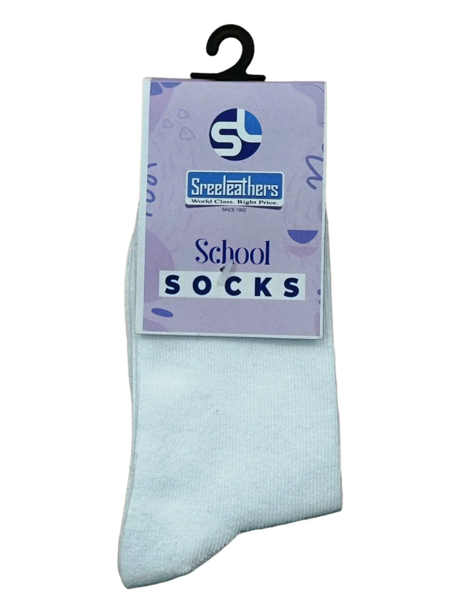 White School socks 999012 (2 Size)