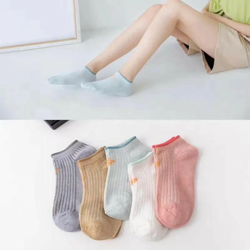 Women's Top Trending Cotton Socks (5 pairs)